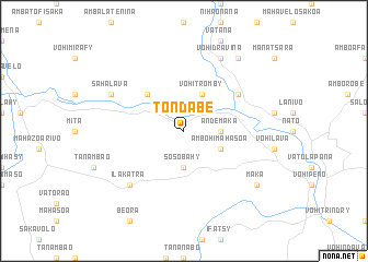map of Tondabe