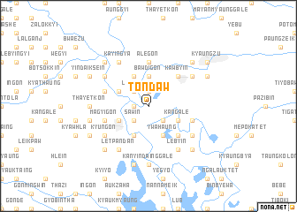 map of Tondaw