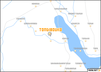 map of Tondibouka