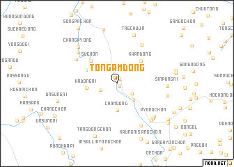 map of Tongam-dong