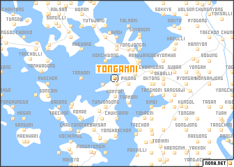 map of Tongam-ni