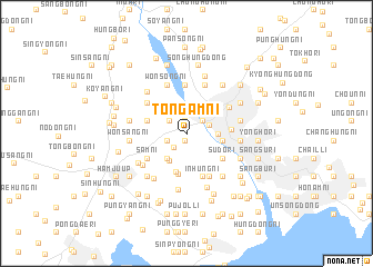 map of Tongam-ni