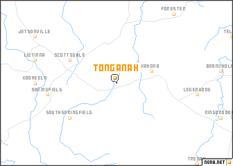 map of Tonganah