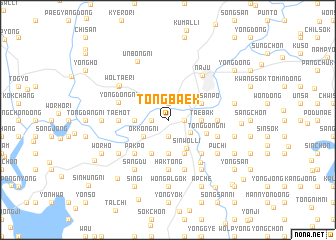 map of Tongbaek