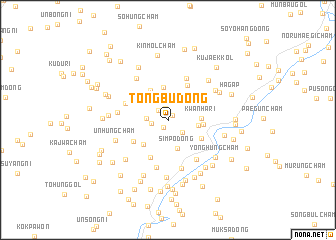 map of Tongbu-dong