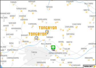 map of Tongbyŏn