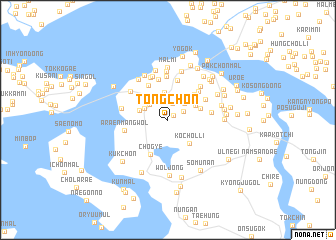 map of Tong-ch\