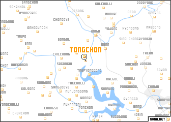 map of Tongch\