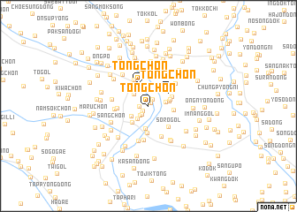 map of Tong-ch\