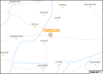 map of Tongcun