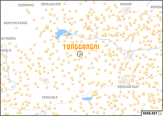 map of Tonggang-ni