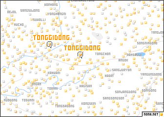 map of Tonggi-dong