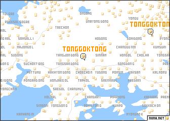 map of Tonggok-tong