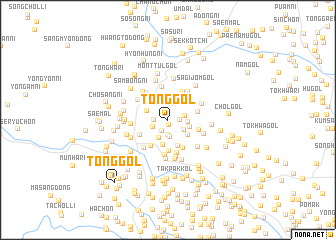 map of Tong-gol