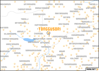 map of Tongguso-ri