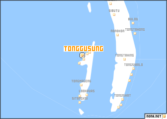 map of Tong Gusung