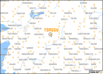 map of Tonggu