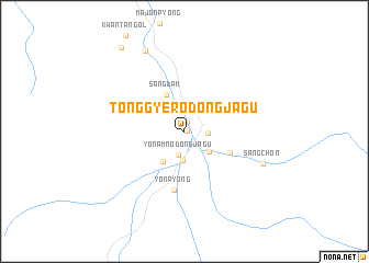 map of Tonggye-rodongjagu