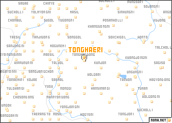 map of Tonghae-ri