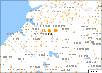 map of Tongha-ri