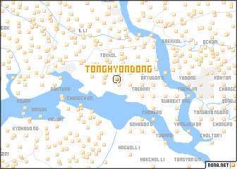 map of Tonghyŏn-dong