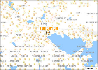 map of Tonghyŏn