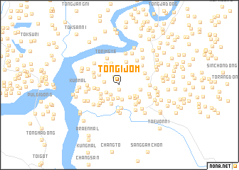 map of Tongijŏm