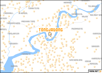 map of Tongja-dong