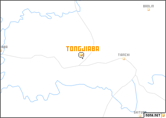 map of Tongjiaba