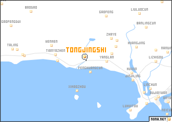 map of Tongjingshi