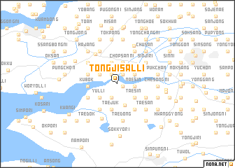 map of Tongjisal-li