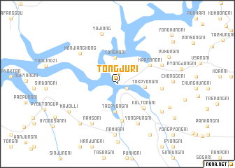 map of Tongju-ri
