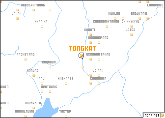map of Tongkat