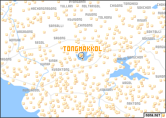 map of Tongmak-kol