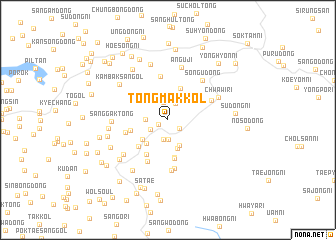 map of Tongmak-kol