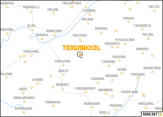 map of Tongmak-kol