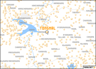 map of Tŏngmal