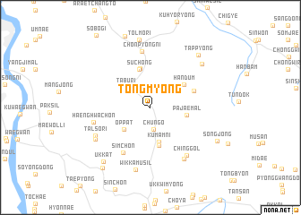 map of Tongmyŏng