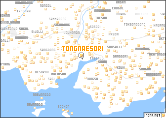map of Tongnaeso-ri
