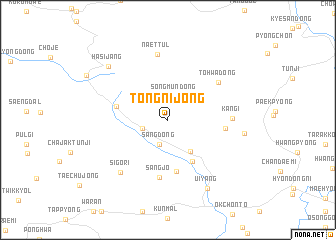 map of Tongnijŏng