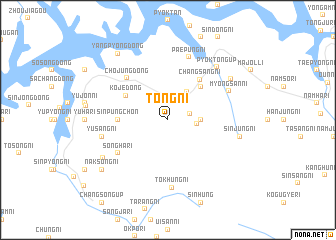 map of Tŏng-ni