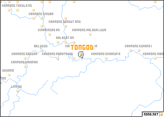 map of Tongod