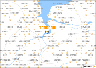 map of Tongon-ni