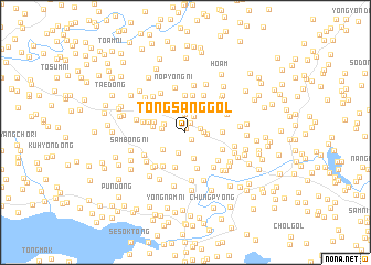 map of Tongsang-gol