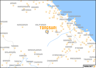 map of T\