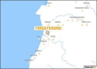 map of Tongute-sungi