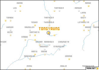 map of Tongyaung