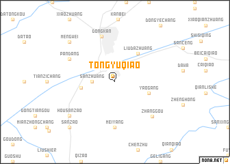 map of Tongyuqiao