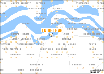 map of Toniataba