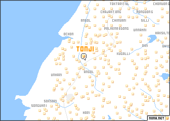 map of Tonji